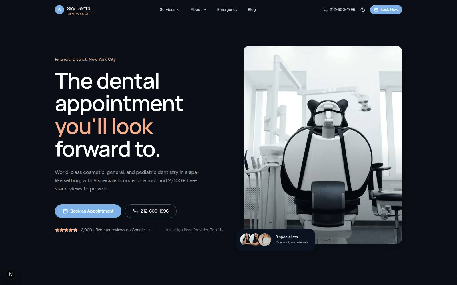 SkyDental NYC screenshot